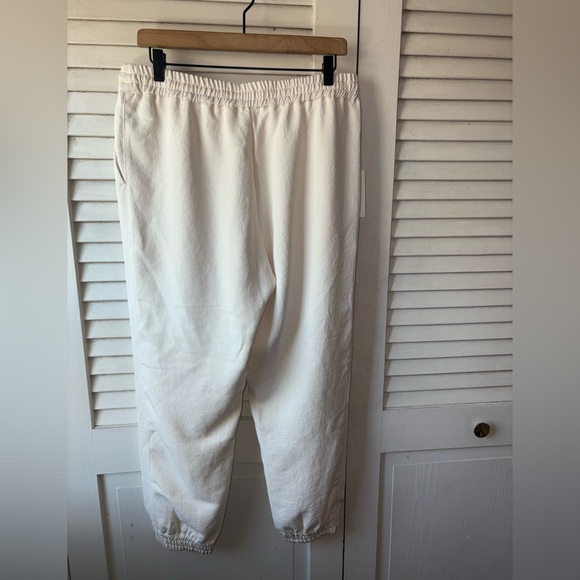 Wilfred Buffon Pants Light Birch Aritzia NWT Size L - Picture 7 of 8